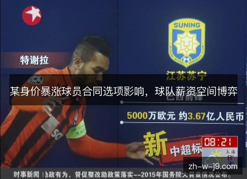 某身价暴涨球员合同选项影响，球队薪资空间博弈